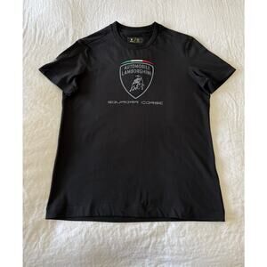 Lamborghini | Men's Large | Sportswear Large Shield Shirt Macron Squadra Corse